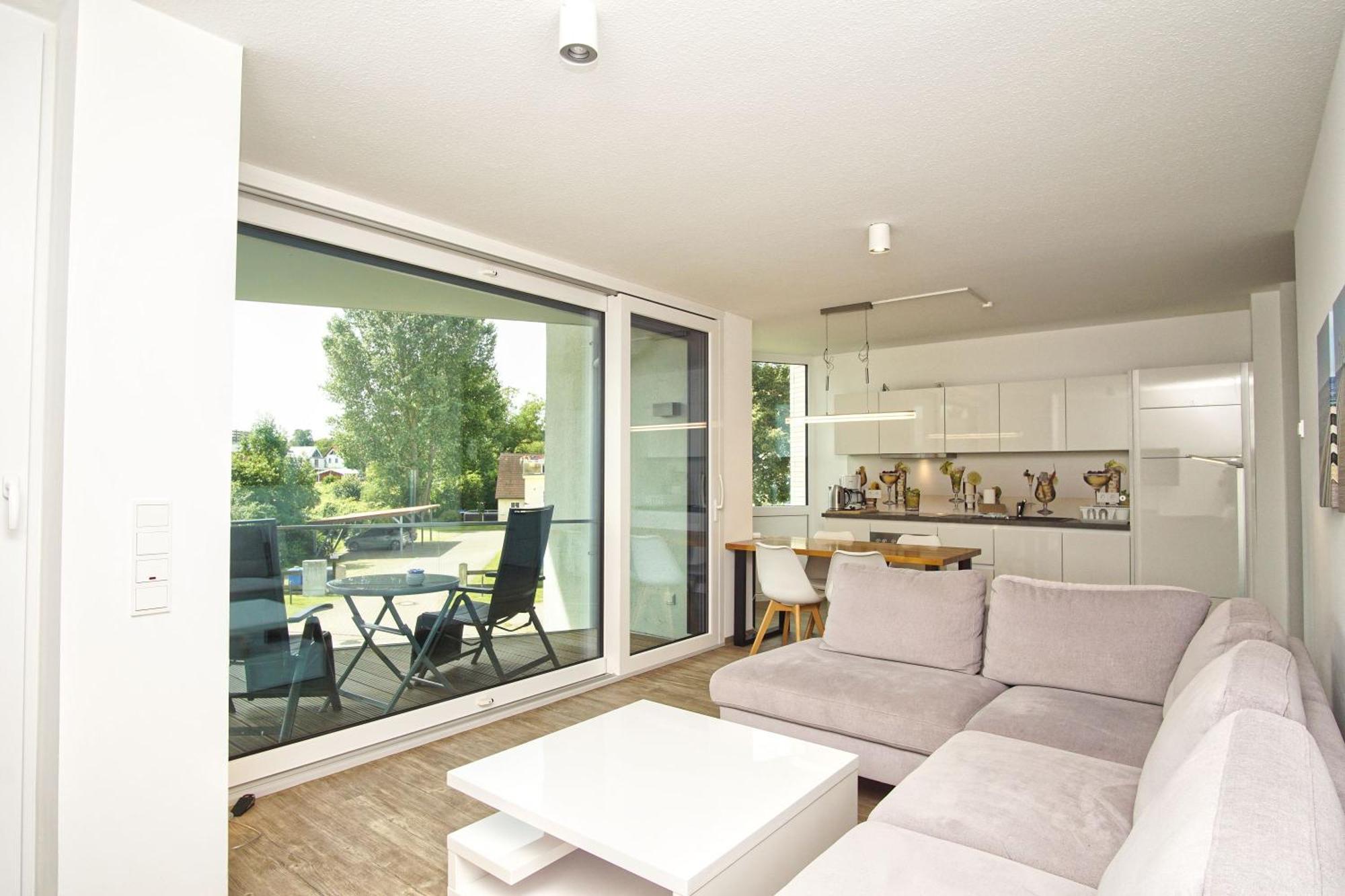 Haus Hafenkieker Fewo 08 - Balkon, Hafenblick Putbus Zewnętrze zdjęcie